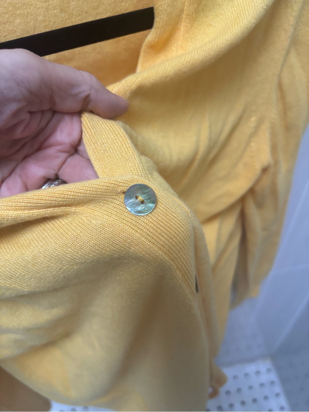 Women's Yellow Cardigan